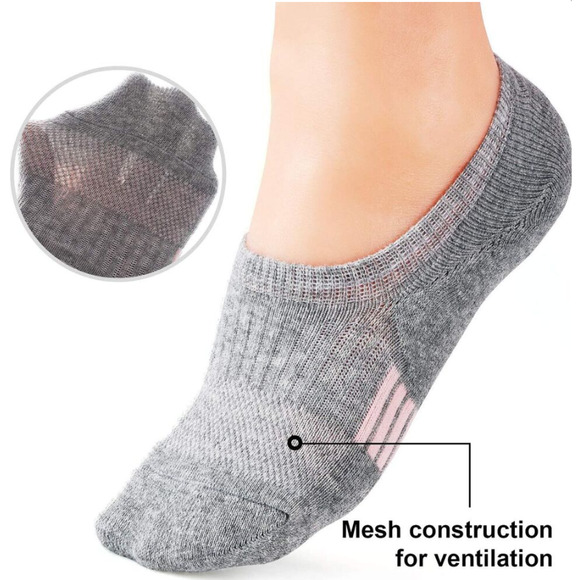 Gonii No Show Socks Athletic Ankle Socks Women Size 8.5-10 Neutral Colors NEW - Picture 4 of 5